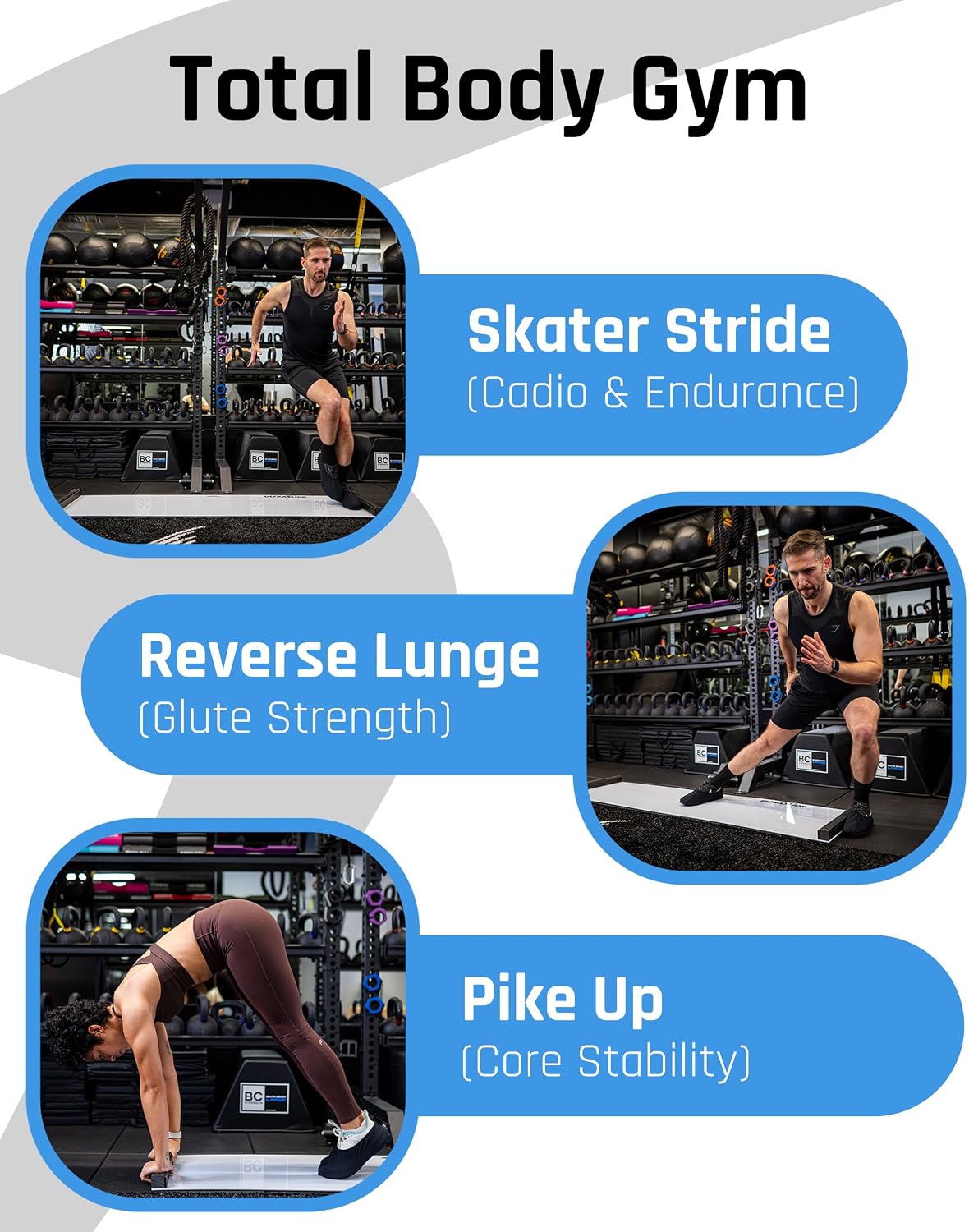 Slide Board for Exercise with Booties & Polish - Solid One-Piece Slide and Balance Board for Cardio & Home Workouts, Sports Core Exercise Equipment