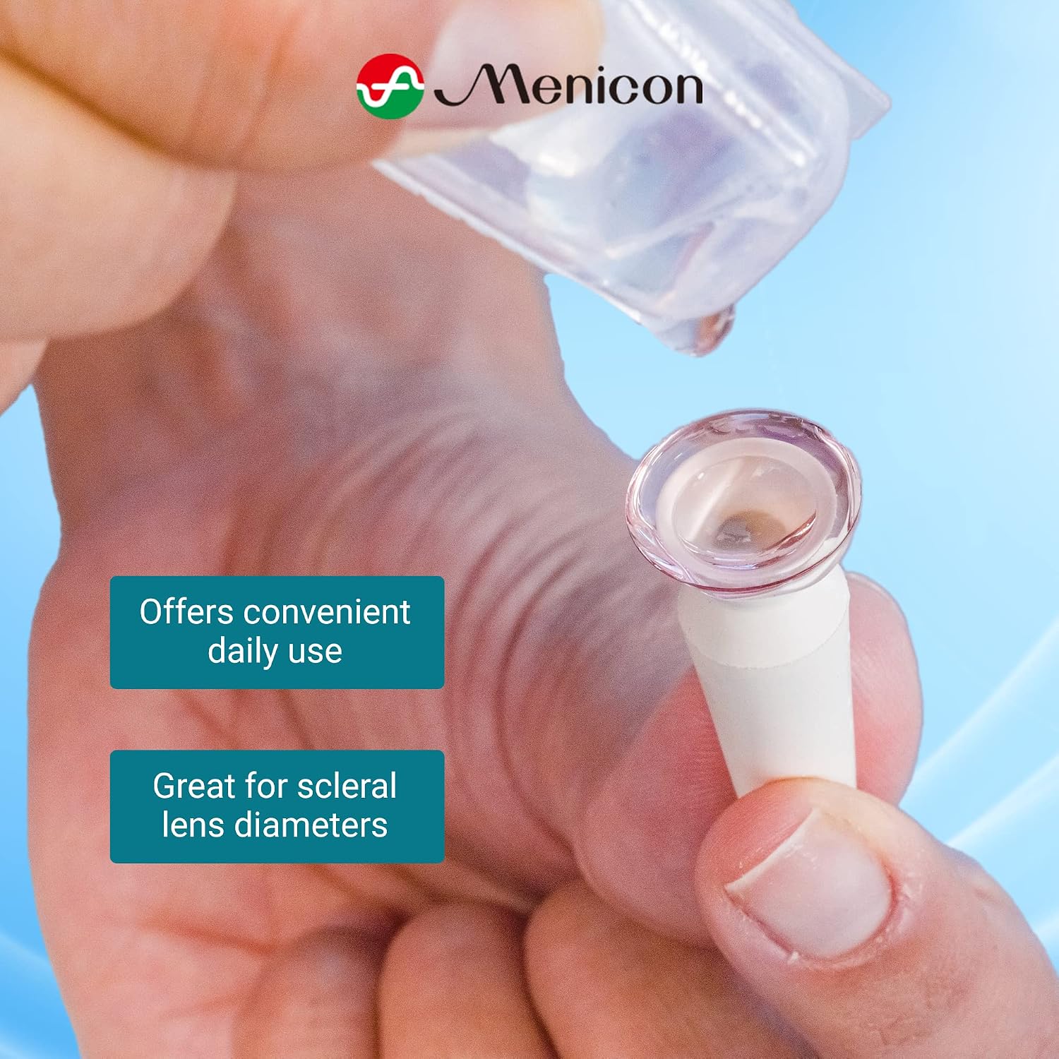 Menicon LacriPure Saline Contact Lens Solution 5ml 98 vials 3 Months Supply