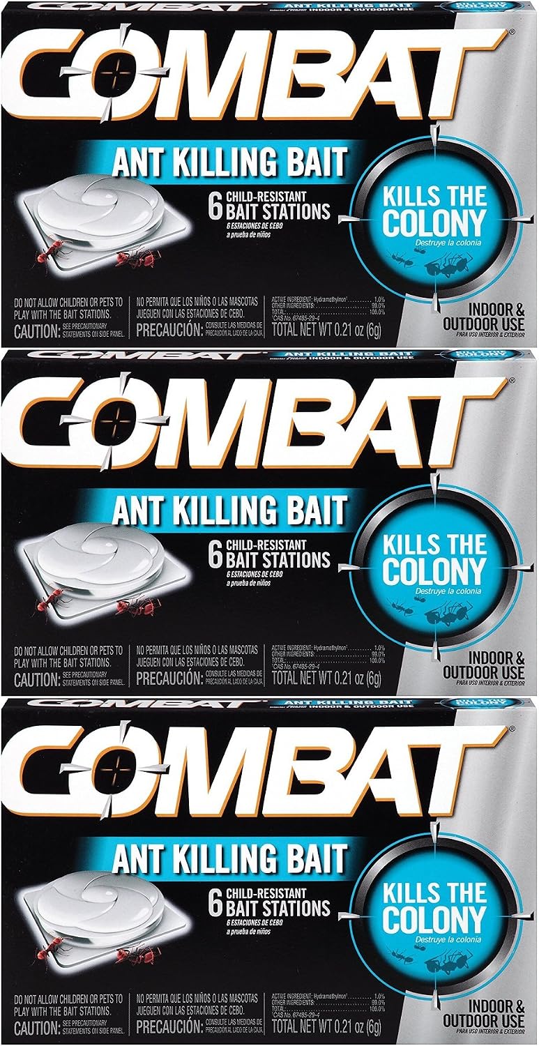 Combat Ant Killing Bait Stations, 6 Count (3 Pack)
