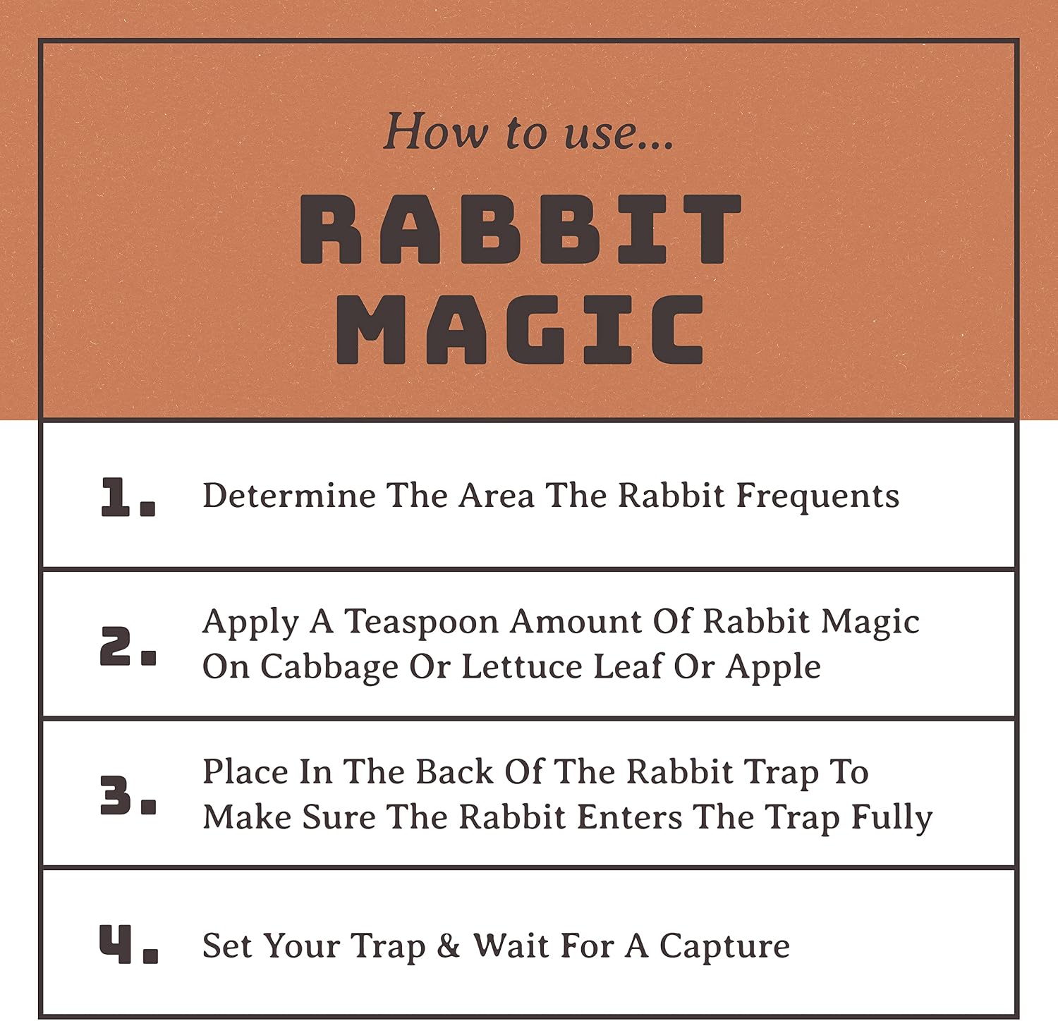 Barons Rabbit Magic Premium Paste Bait 8 Oz | Sweet Scented & Highly Attractive Lure to Get Rid of Wild Rabbits | Outdoor Garden Farm Yard Use | 48