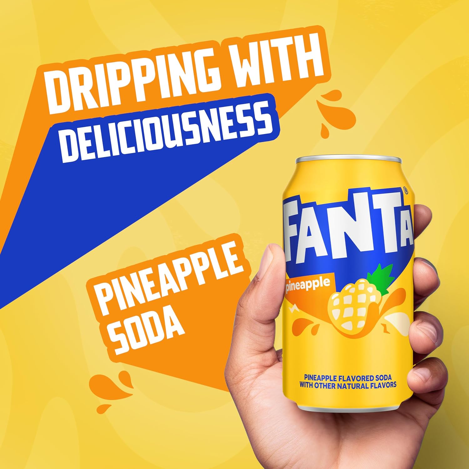 Fanta Pineapple, 12 fl oz, 12 Pack