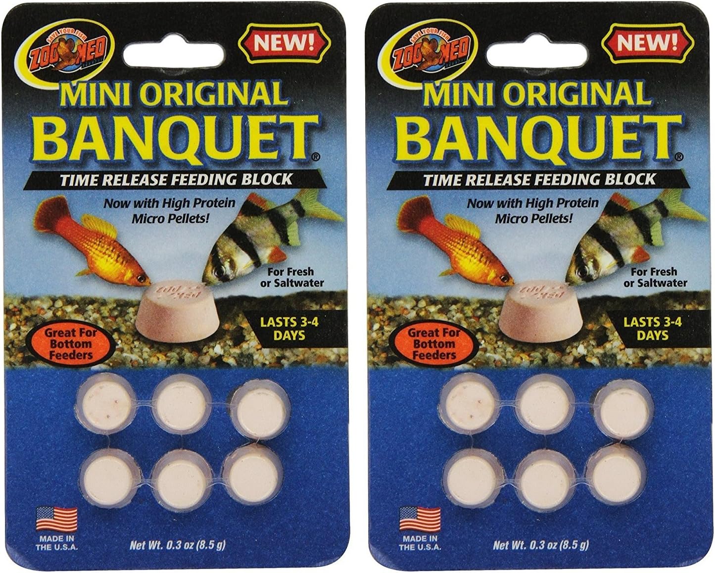 Zoo Med Banquet Block Feeder, 50-Count, Giant Size