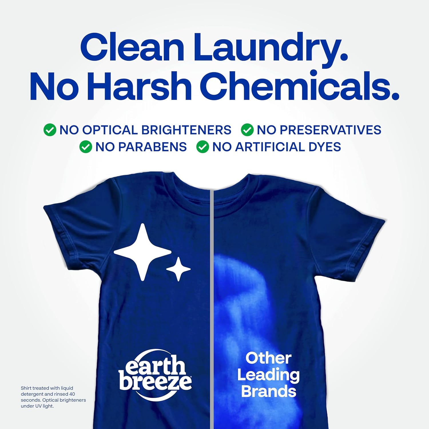 Earth Breeze Laundry Detergent Sheets Fresh Scent 60 Loads