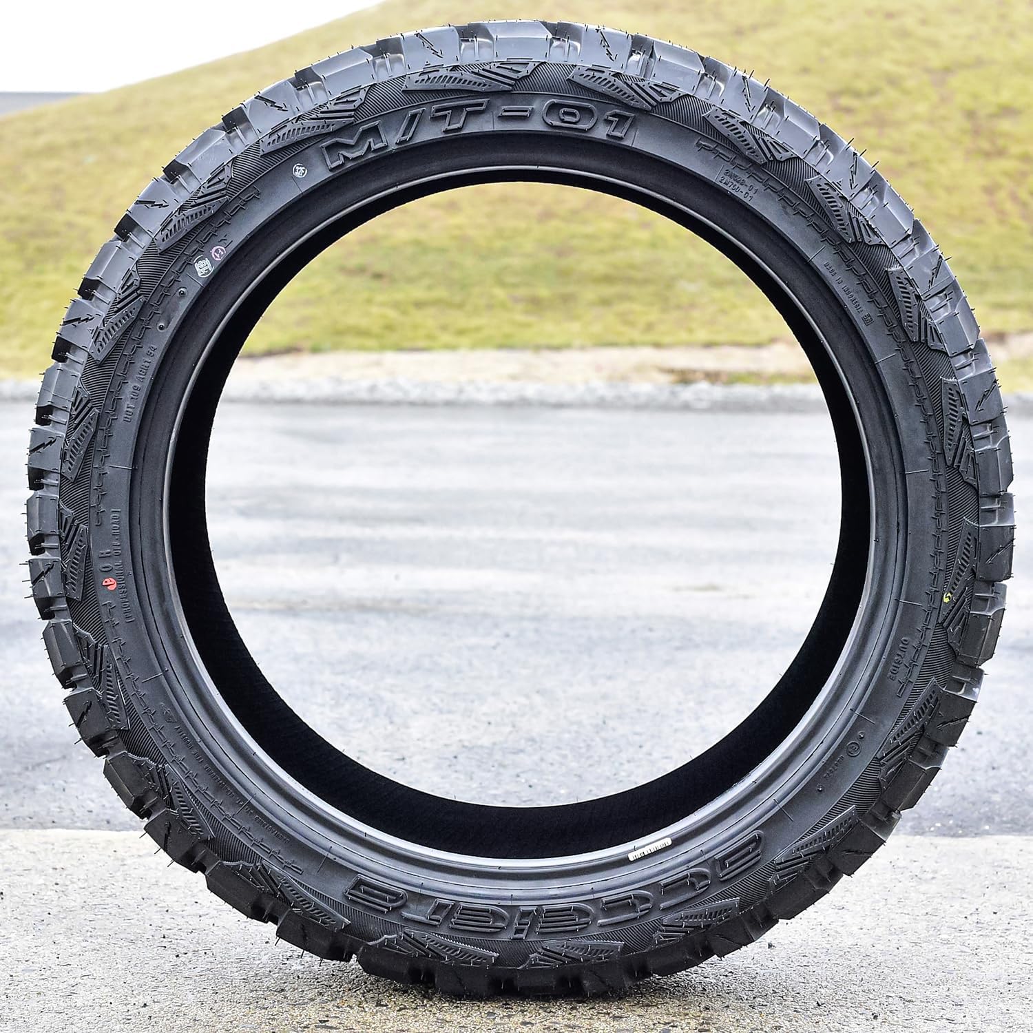 Accelera M/T-01 LT31X10.50R15 109Q Mud Terrain C (6 Ply) All Season Tire | Light Truck Mud Terrain All Season Traction 109Q Rated C (6 Ply) Radial Construction Black Sidewall Tire