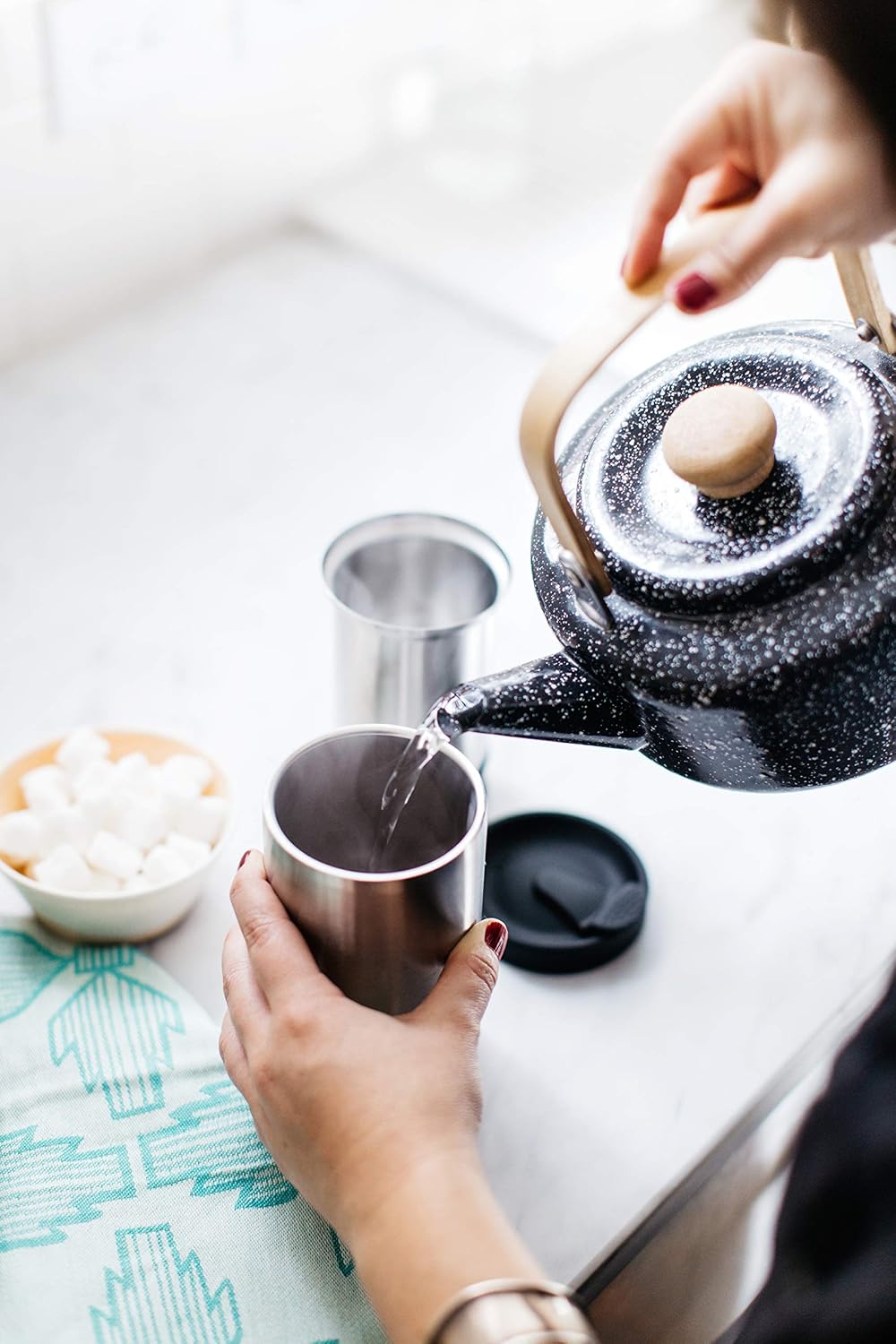 PRESSE by Bobble French Coffee Press Insulated Travel Tumbler 13 oz Black | Yes