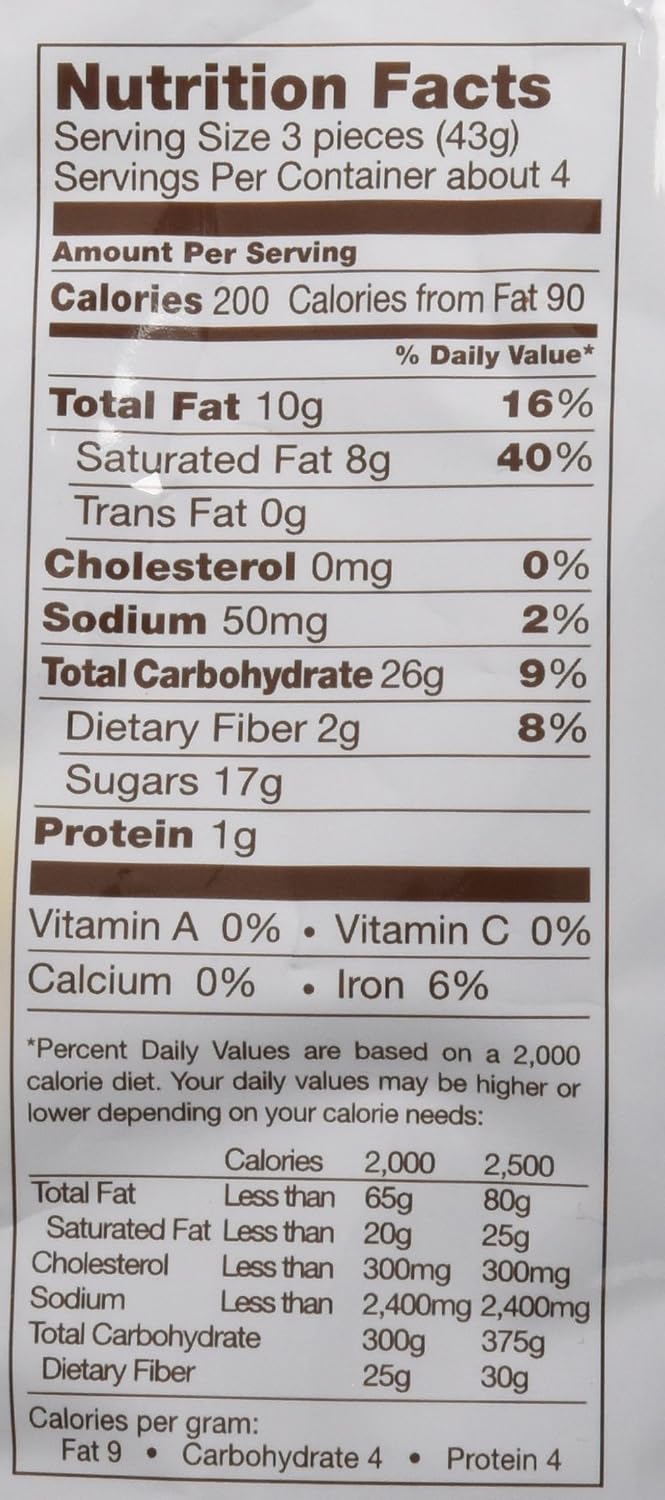 Russell Stover Dark Chocolate Coconut Mini Gusset Bag 6 Ounce Russell Stover Chocolate Coconut Chocolate Candy Bag; Sweet Coconut Covered in Rich Chocolate Candy, Individually Wrapped