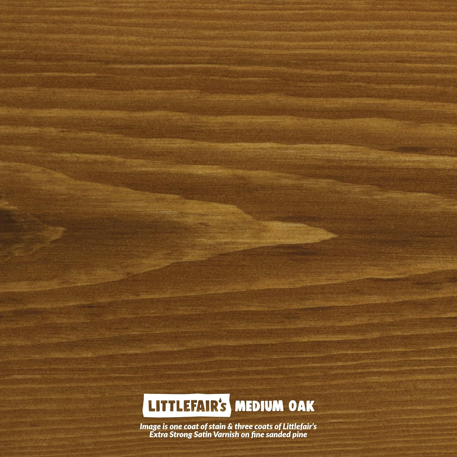 Littlefair's Wood Stain Water Based - 8.5oz/250ml - Indoor Furniture Stain Light & Dark Finishes - Special Non Toxic & Eco Friendly Formula - Wood Stain for Crafts - Color: Antique Stripped Pine