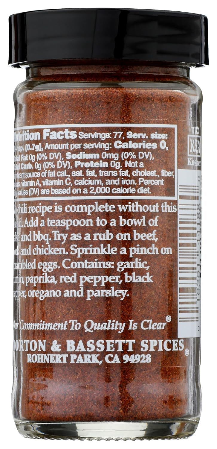 Morton & Bassett Cayenne Pepper, 1.8 oz – Non-GMO, Salt-Free, Bold and Spicy for Heat, Sauces & Mexican Cuisine
