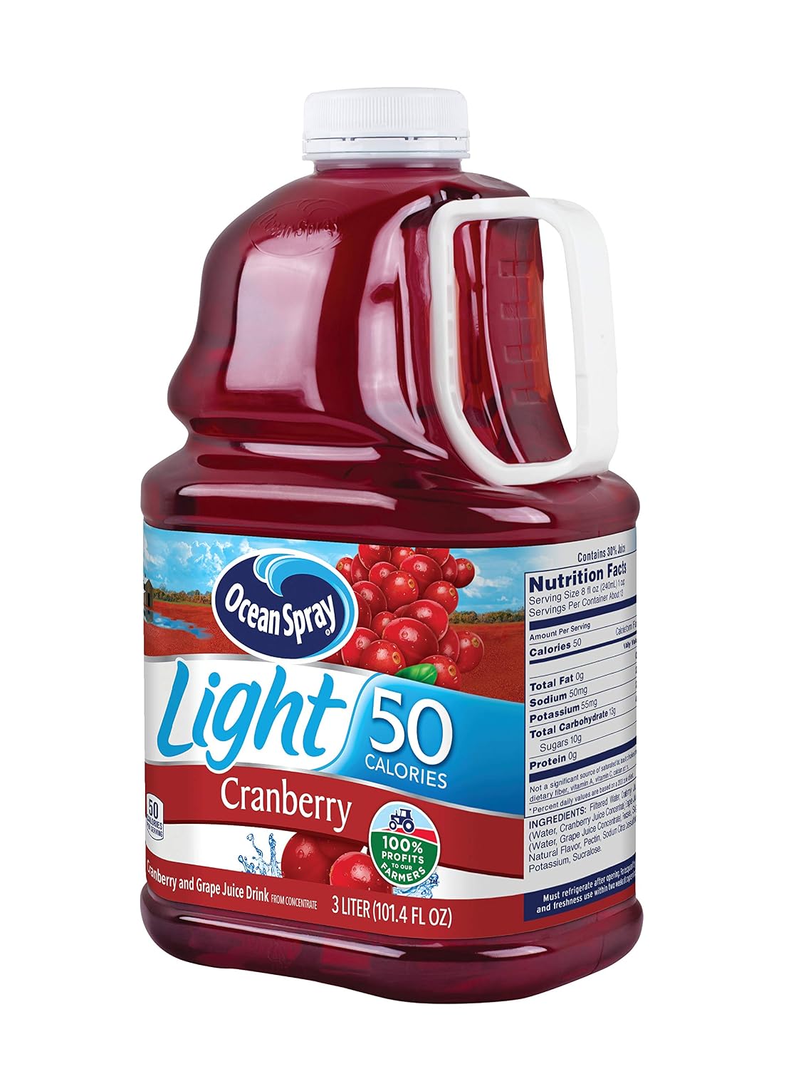 Ocean Spray® Cran50™ Cranberry Juice Drink, 64 Fl Oz Bottle (Pack of 1)