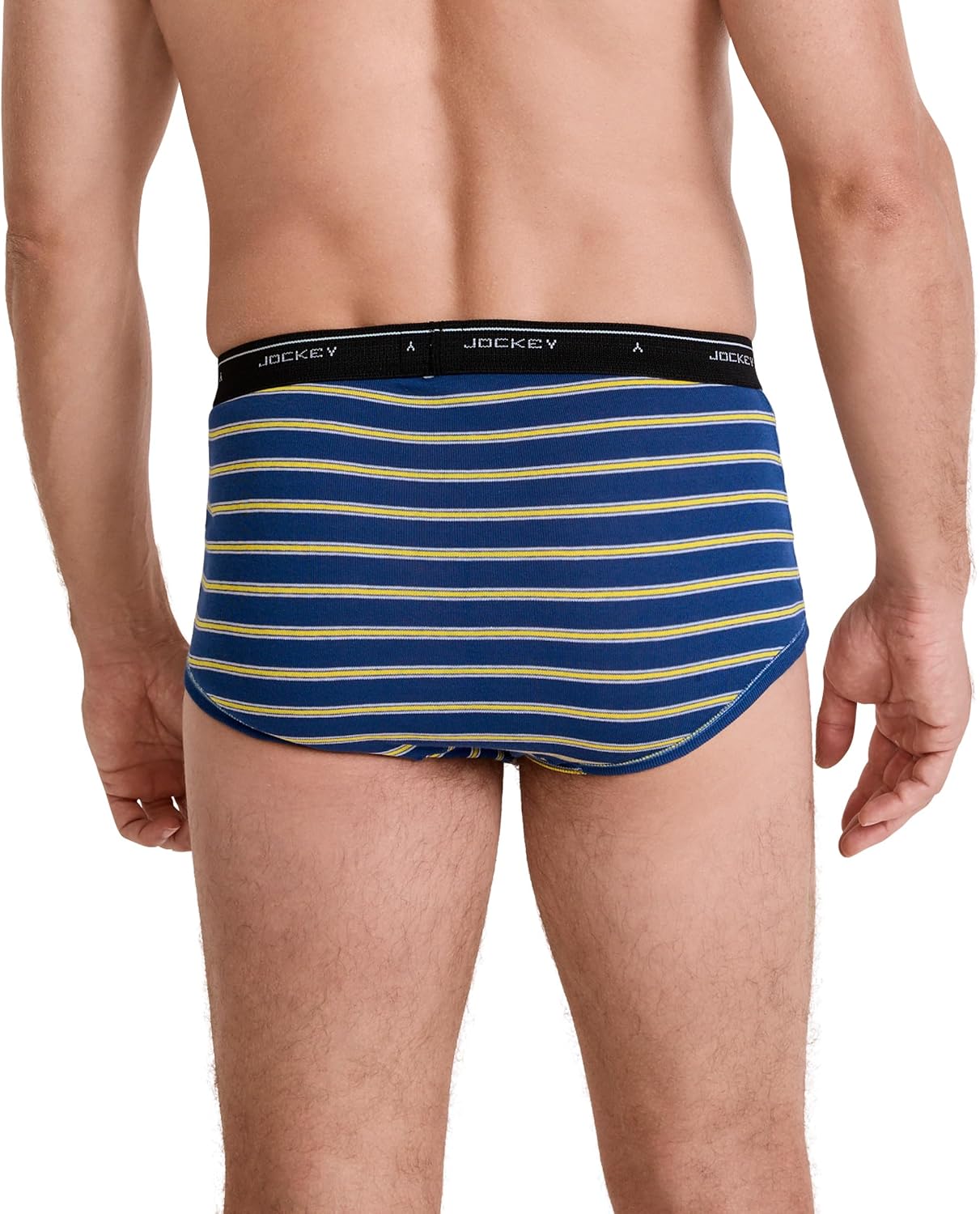 Jockey Classic Full Rise Brief- 3 Pack - 100% Cotton Underwear for Men