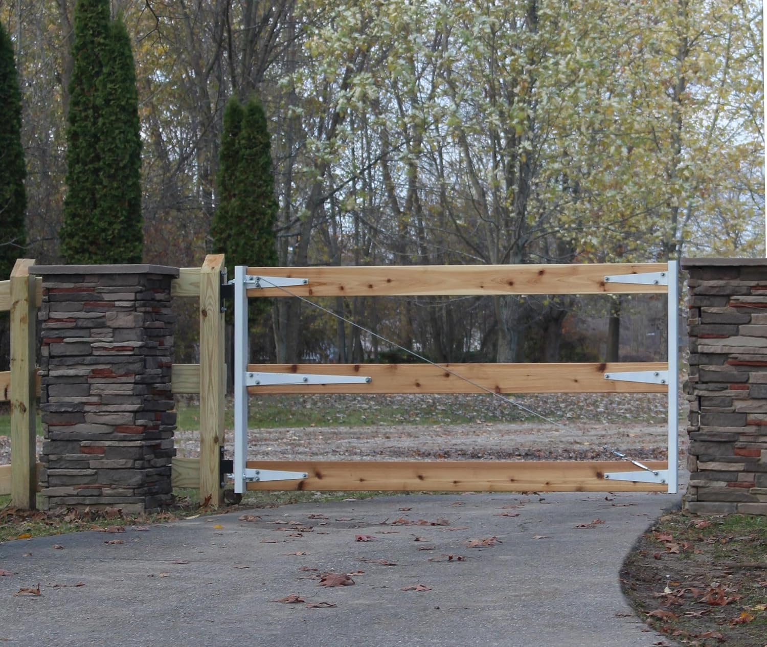 3 Rail Gate Frame Kit (Single Gate from Kit: Up to 10ft in Width)