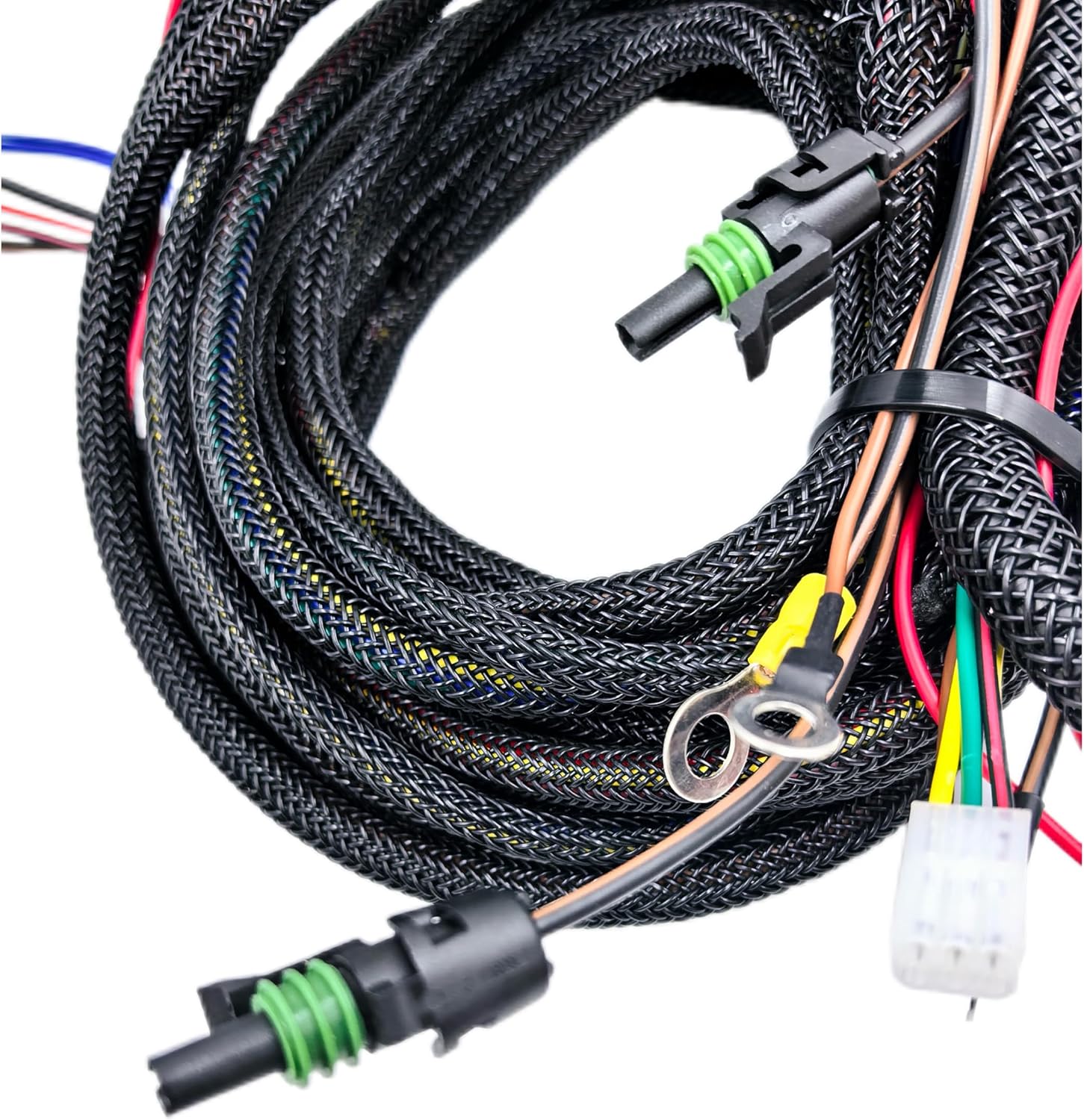26345 Truck Side Main Control Wire Harness 3 Pin 3 Plug Compatible for Fisher Western Snow Plow Ultramount Isolation Module System 412404