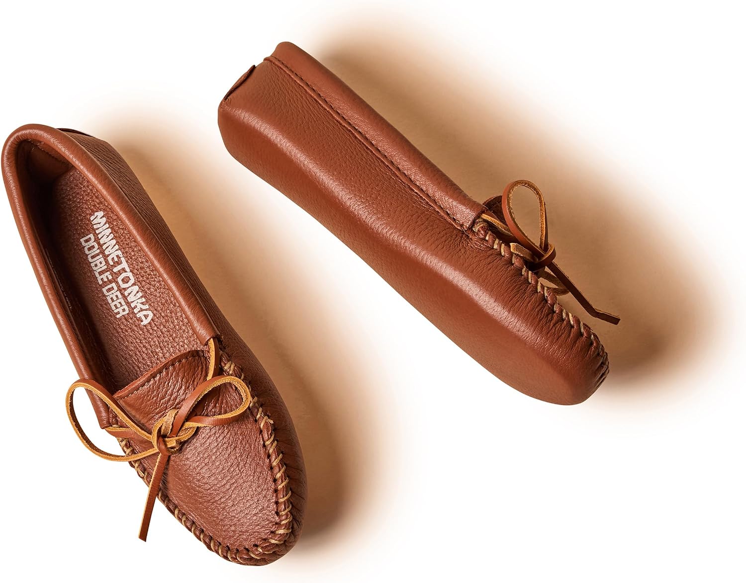 Minnetonka Women's Double Deerskin Softsole Moccasin