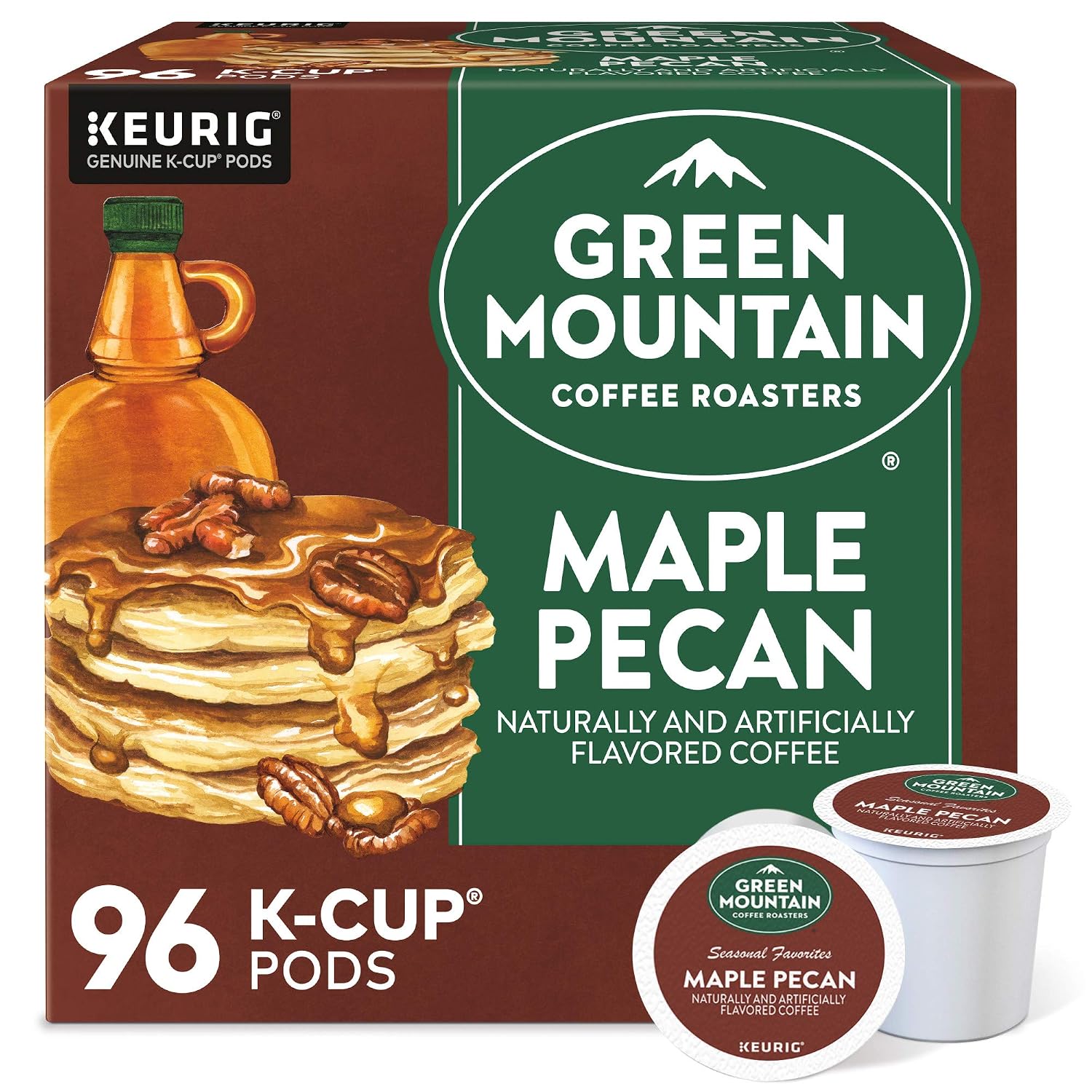 Green Mountain Coffee Roasters Island Coconut, Single-Serve Keurig K-Cup Pod, Flavored Light Roast Coffee, 24 Count (Pack of 1)