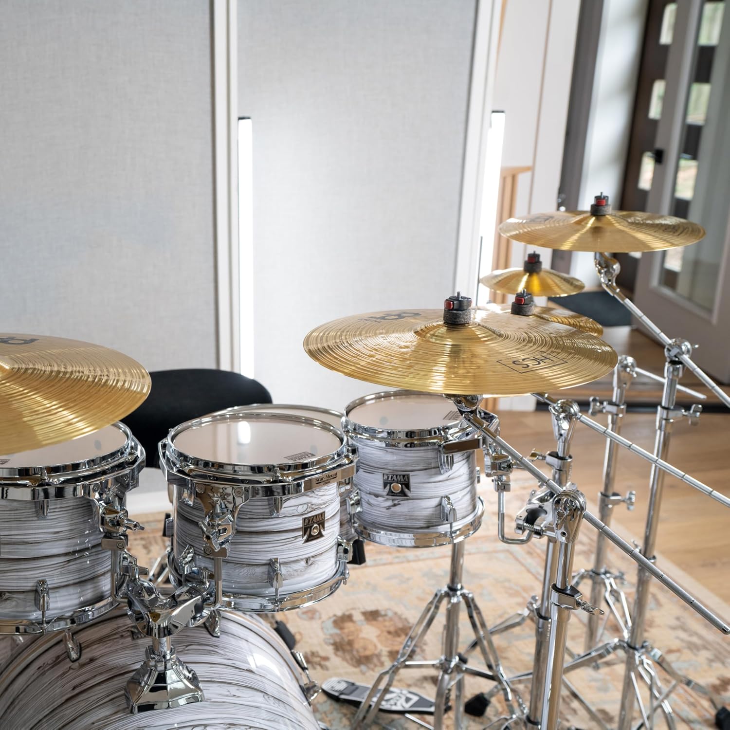 Meinl Cymbals HCS Box Set Cymbals for Drums — MADE IN GERMANY | Hihats, Ride, Crashes, Trash Crash, China, Splash, Bell — Durable Brass Alloy