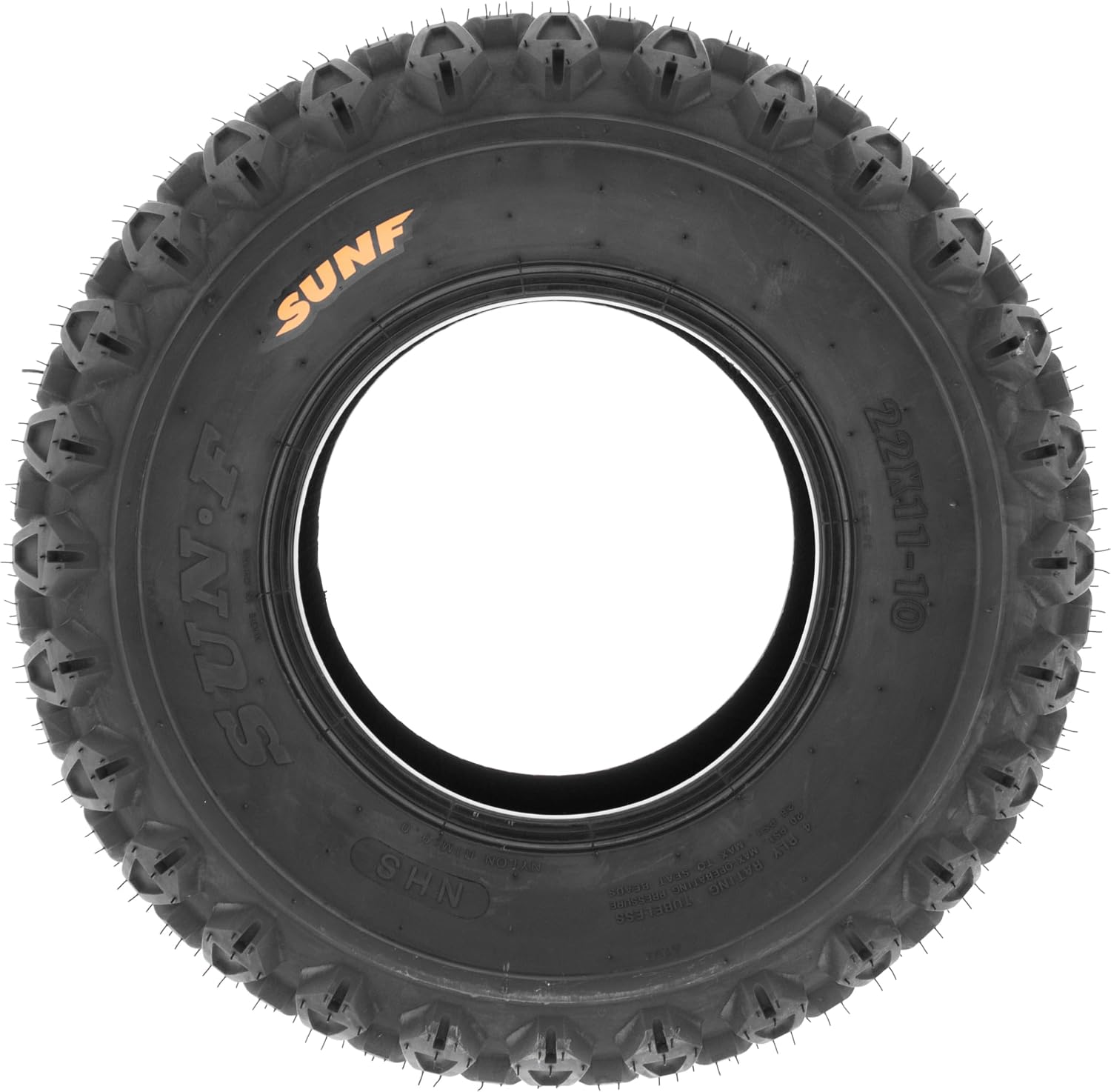 SunF 22x11-10 22x11x10 Golf Cart Lawn Mower Quad 4 Ply ATV UTV Tires G003 [ Rim(s) NOT included ]
