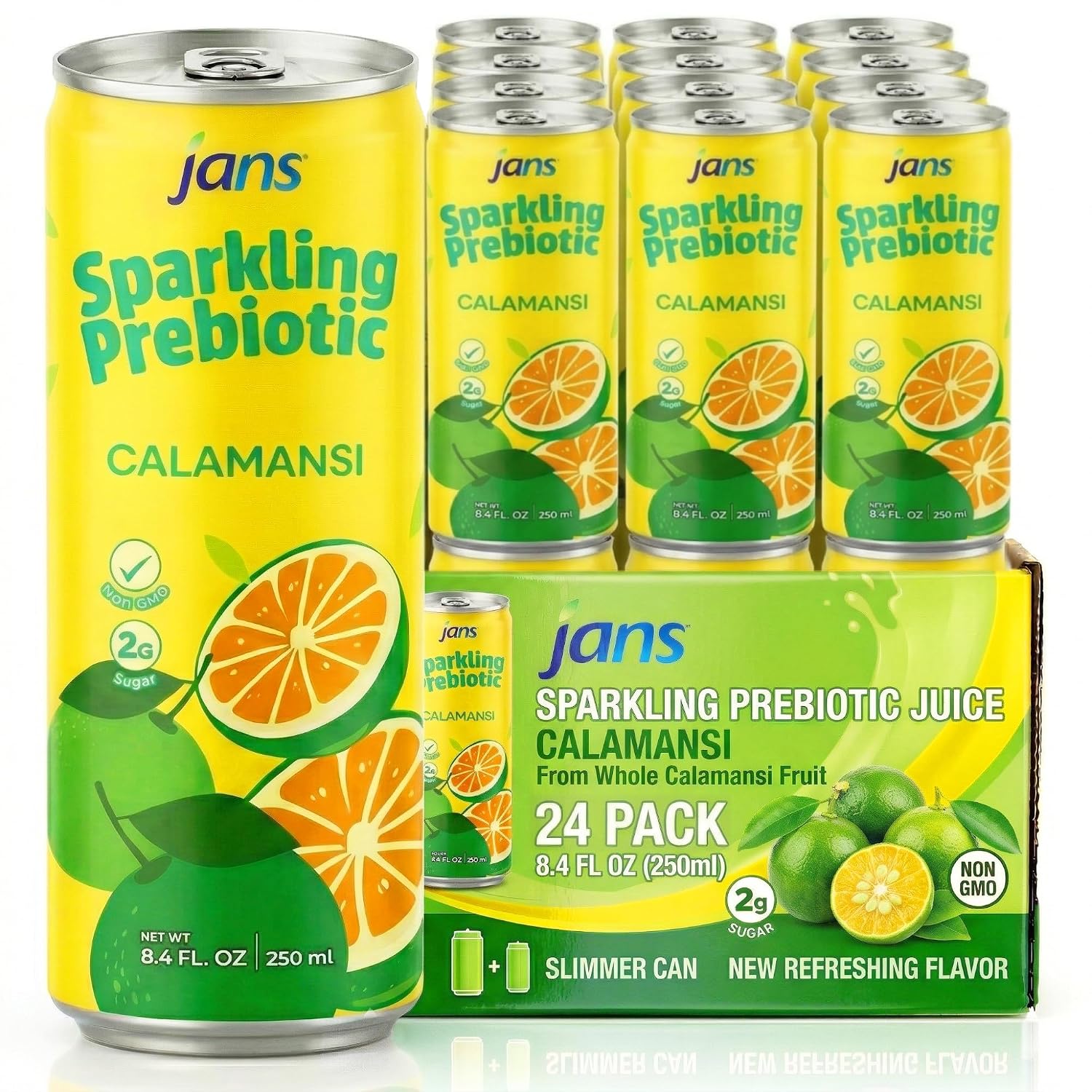 Jans 100% Coconut Water With Pulp, Unsweetened, 16.57 Fl Oz, Pack of 12