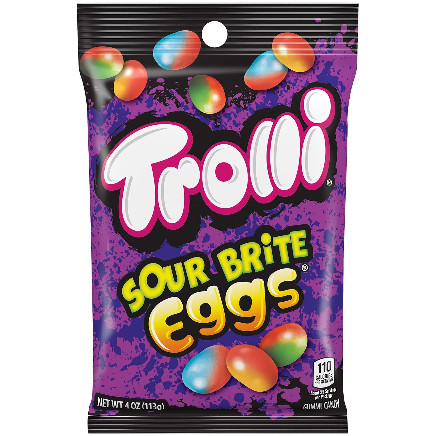 Trolli Sour Brite Eggs, Assorted 4.0 Ounce