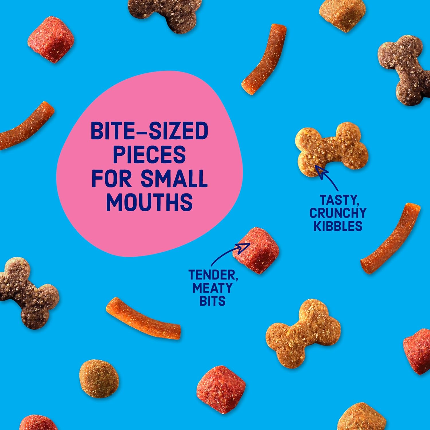 Kibbles 'N Bits Small Breed Mini Bits Savory Beef & Chicken Flavors Dog Food, 16-Pound(Pack of 1) | Complete & Balanced Nutrition Formulated For Small Adult Dogs Crafted With Easy-To-Chew Bites Of Beef & Chicken Flavors