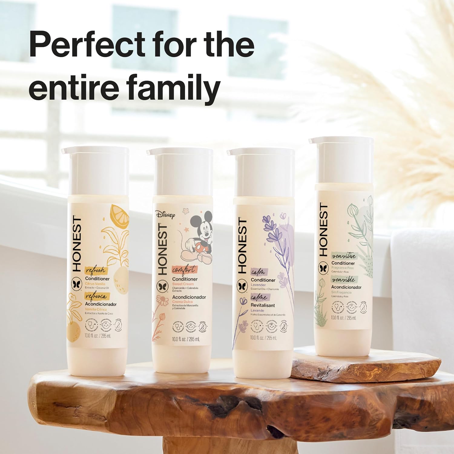 The Honest Company Shampoo, Body Wash, Conditioner, Lavender Calm, 20 fl oz