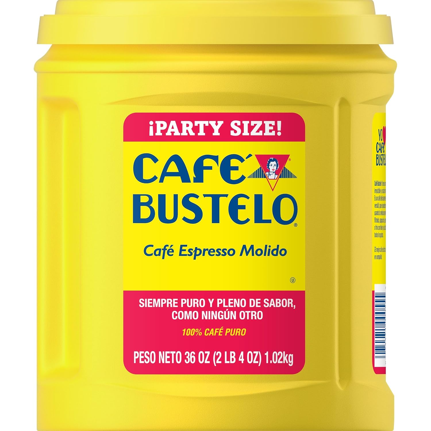 Café Bustelo, Espresso Style Dark Roast Ground Coffee, 10 oz. Can | Packaging May Vary