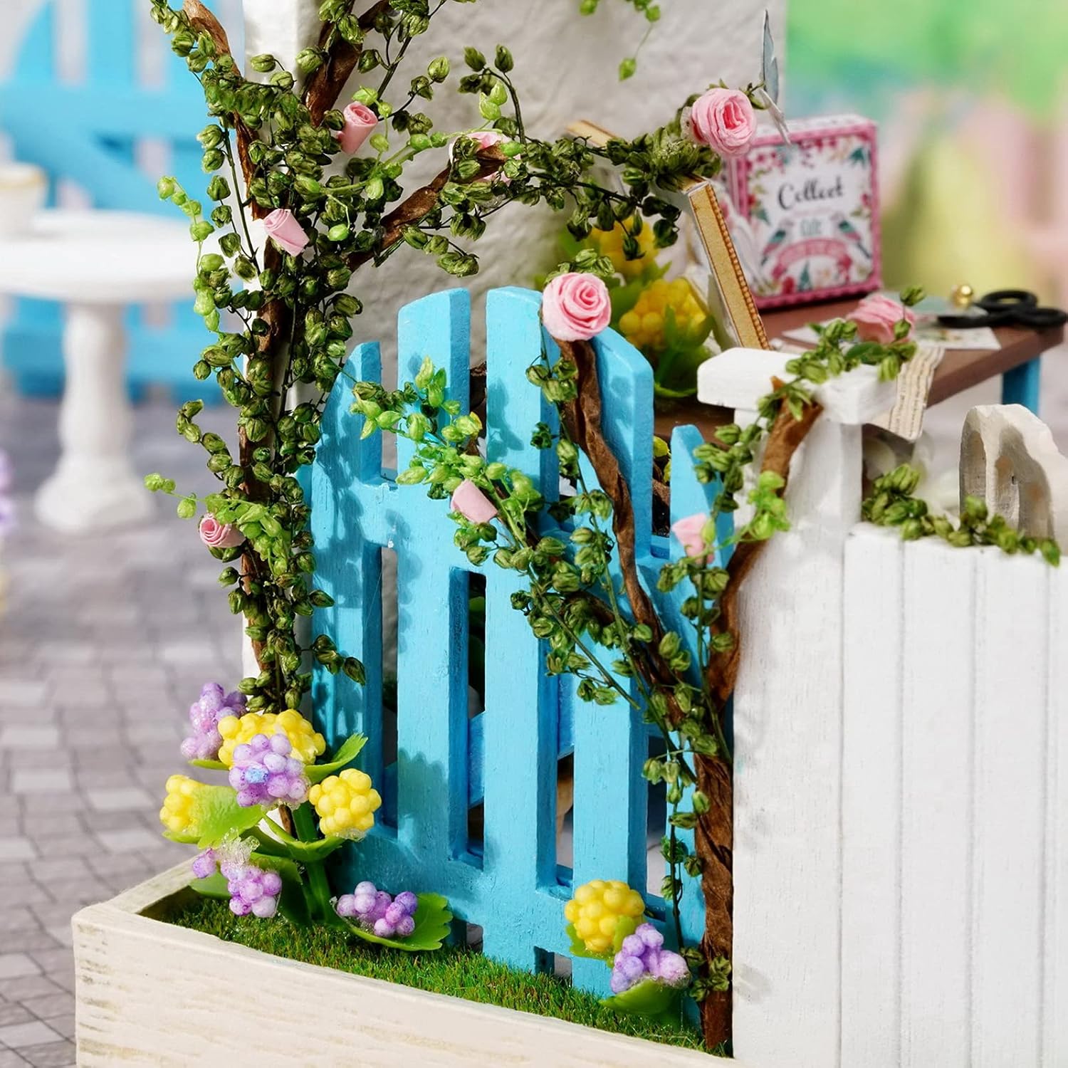 CUTEROOM DIY Doll Room Miniature Furniture Wooden House Kit-Study Room