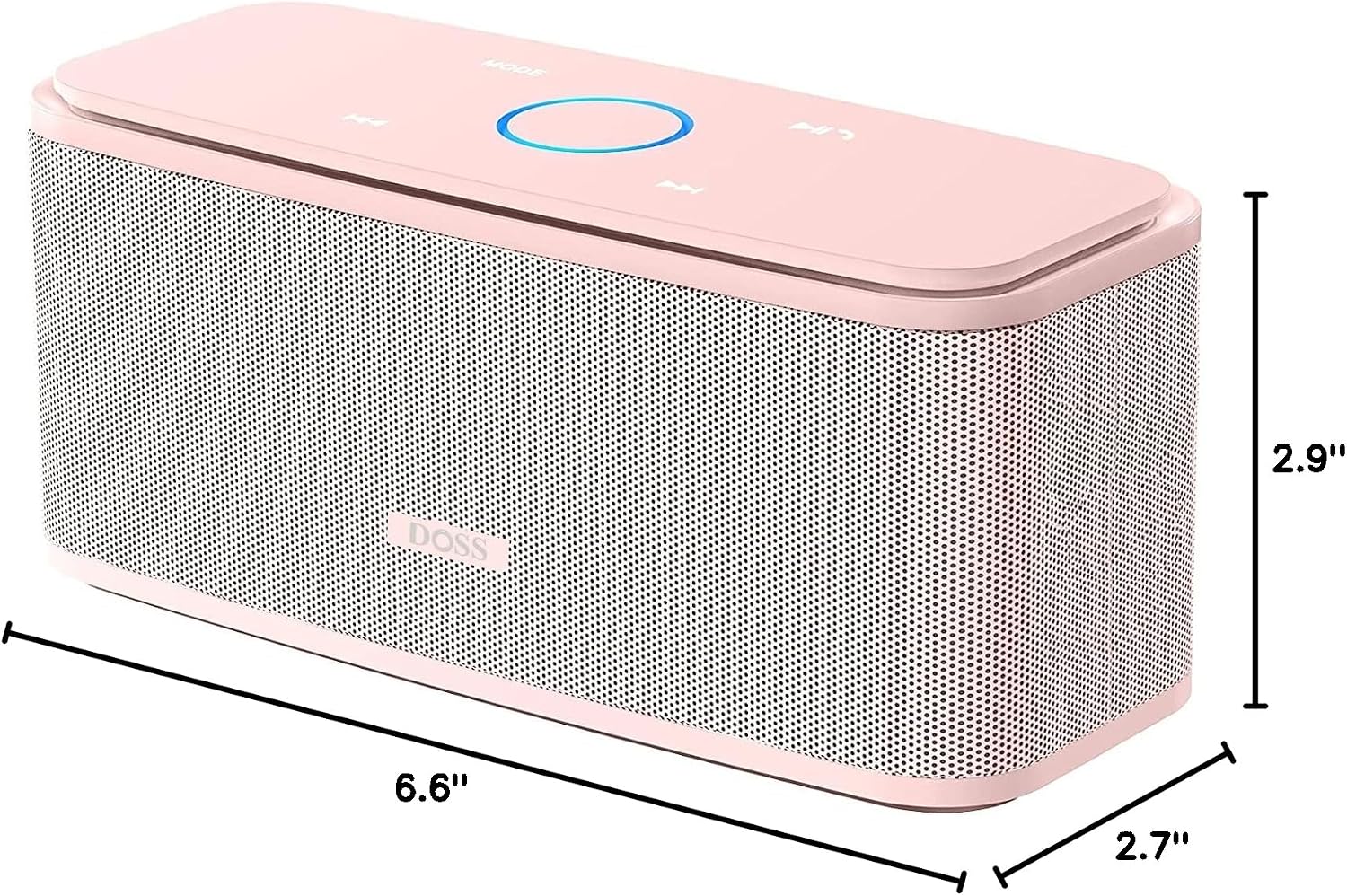 DOSS SoundBox Touch Wireless Bluetooth Speaker-12W HD Sound with Rich Bass
