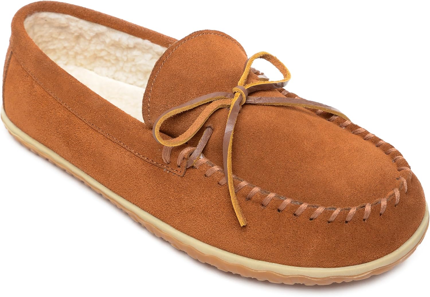 Minnetonka Men's Tomm Suede Leather Moccasins
