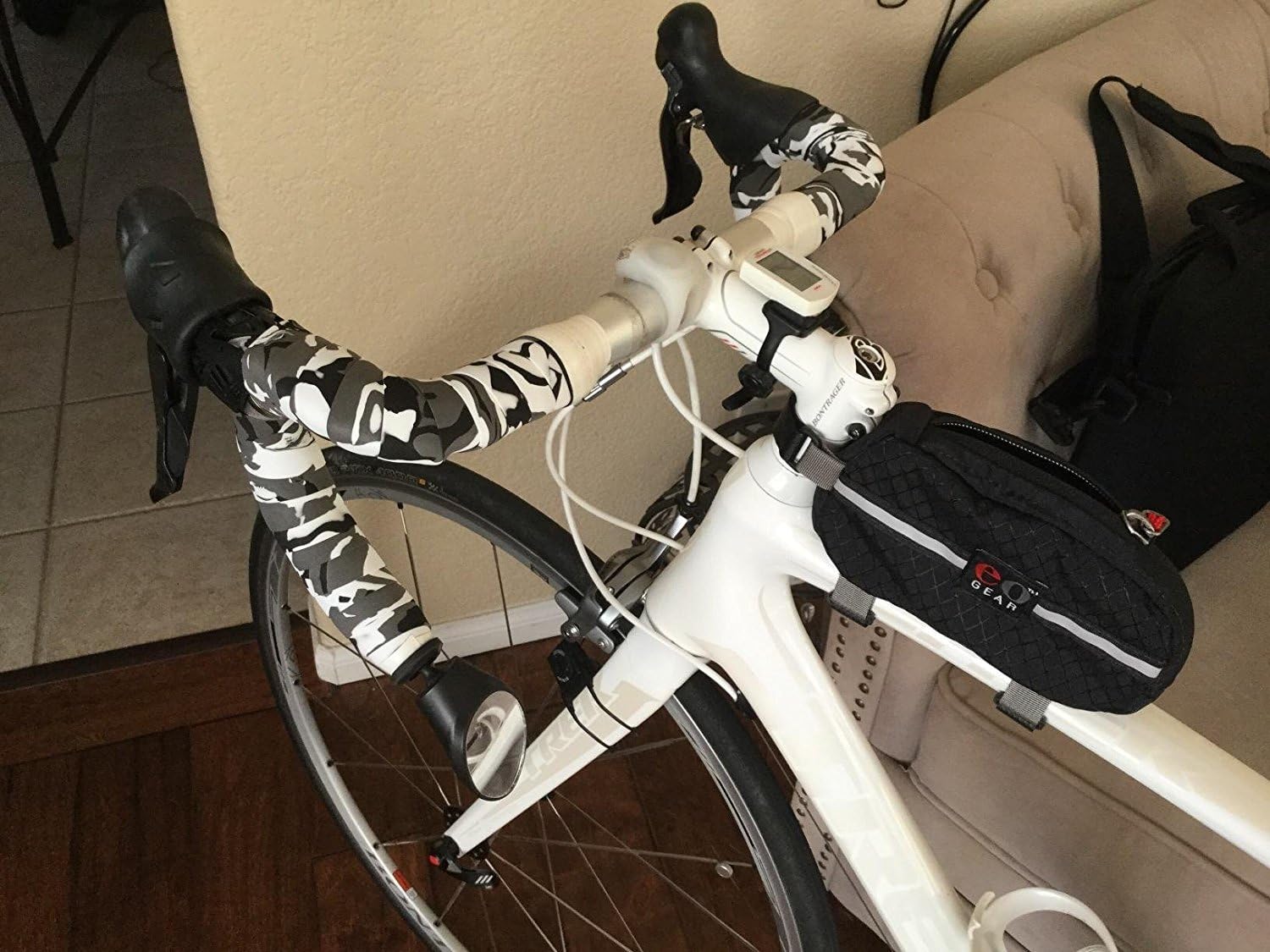 TOPCABIN Comfort Gel Road Bike EVA Handlebar Tape Bike Bar Tape Camouflage Series Tape with Reflective Bar Plugs