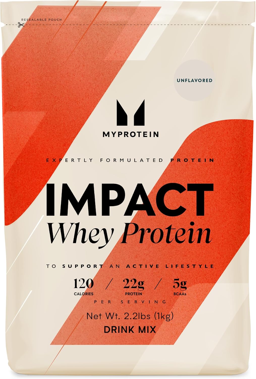 Myprotein Impact Whey Protein Powder, 2.2 Lbs (30 Servings) Chocolate Milkshake, 22g Protein & 5g BCAA Per Serving, Protein Shake for Superior Performance, Muscle Strength & Recovery, Gluten Free