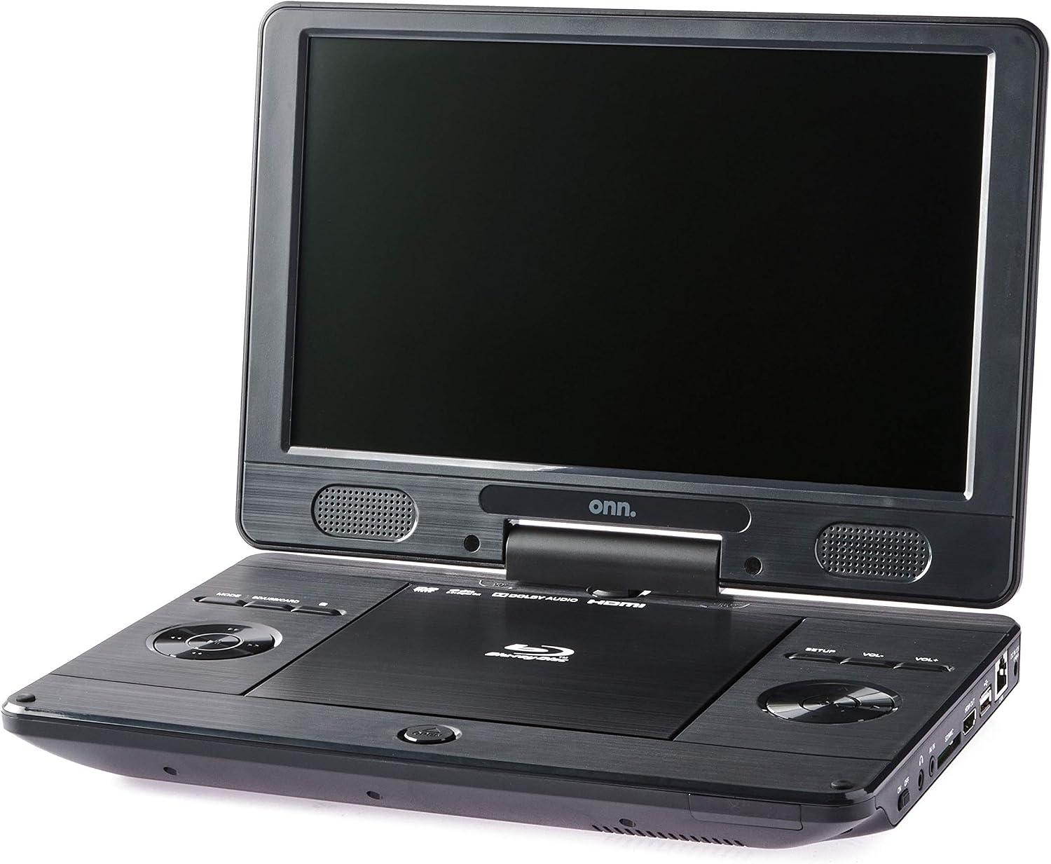 ONN 11" HD Display Portable Blu-Ray/DVD/CD Media Player with HDMI / USB / Ethernet / Ports and SD/MMC Card Reader 100009768 (Renewed)