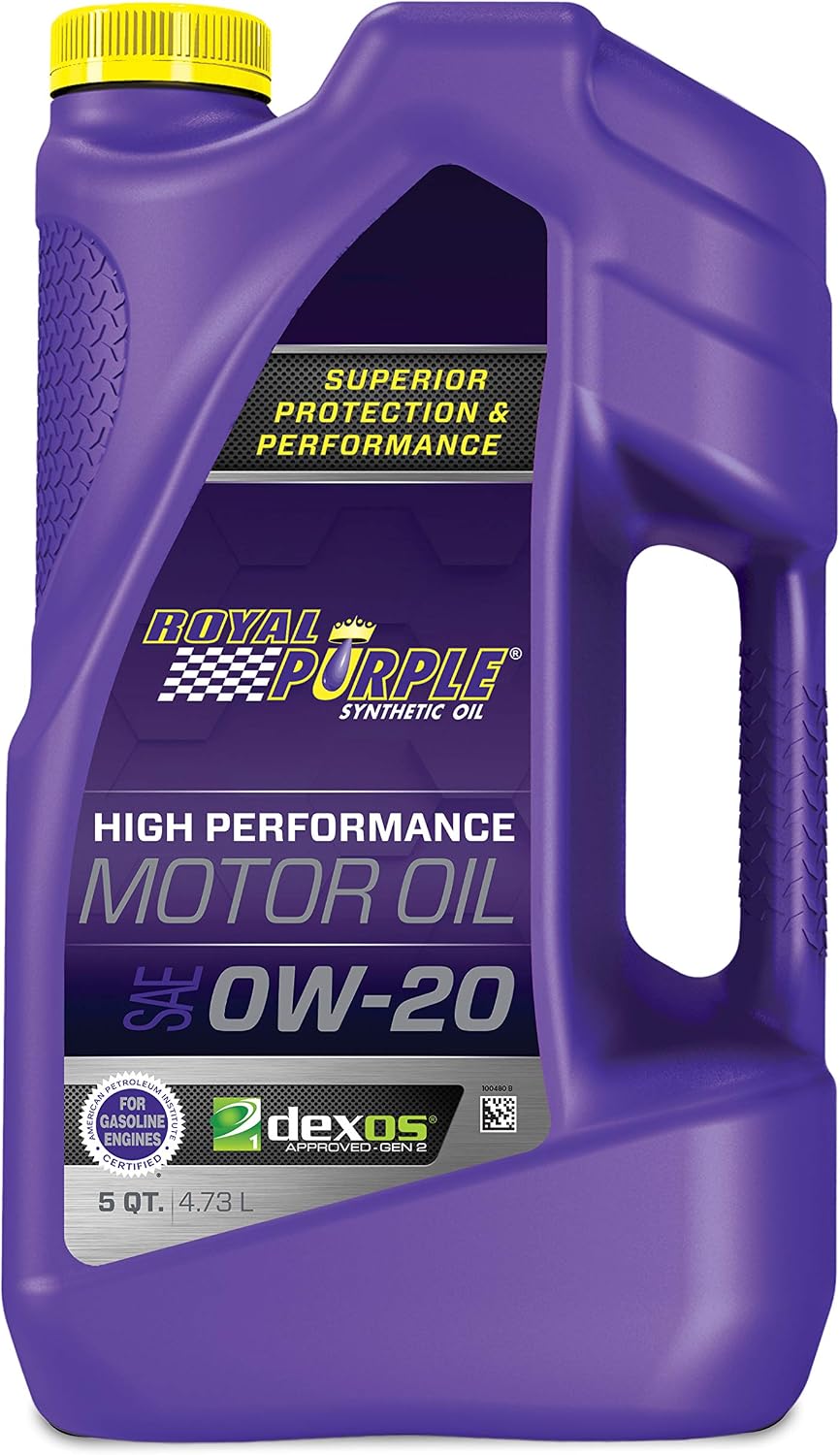 Royal Purple 51530 API-Licensed SAE 5W-30 High Performance Synthetic Motor Oil - 5 qt., Model:ROY51530