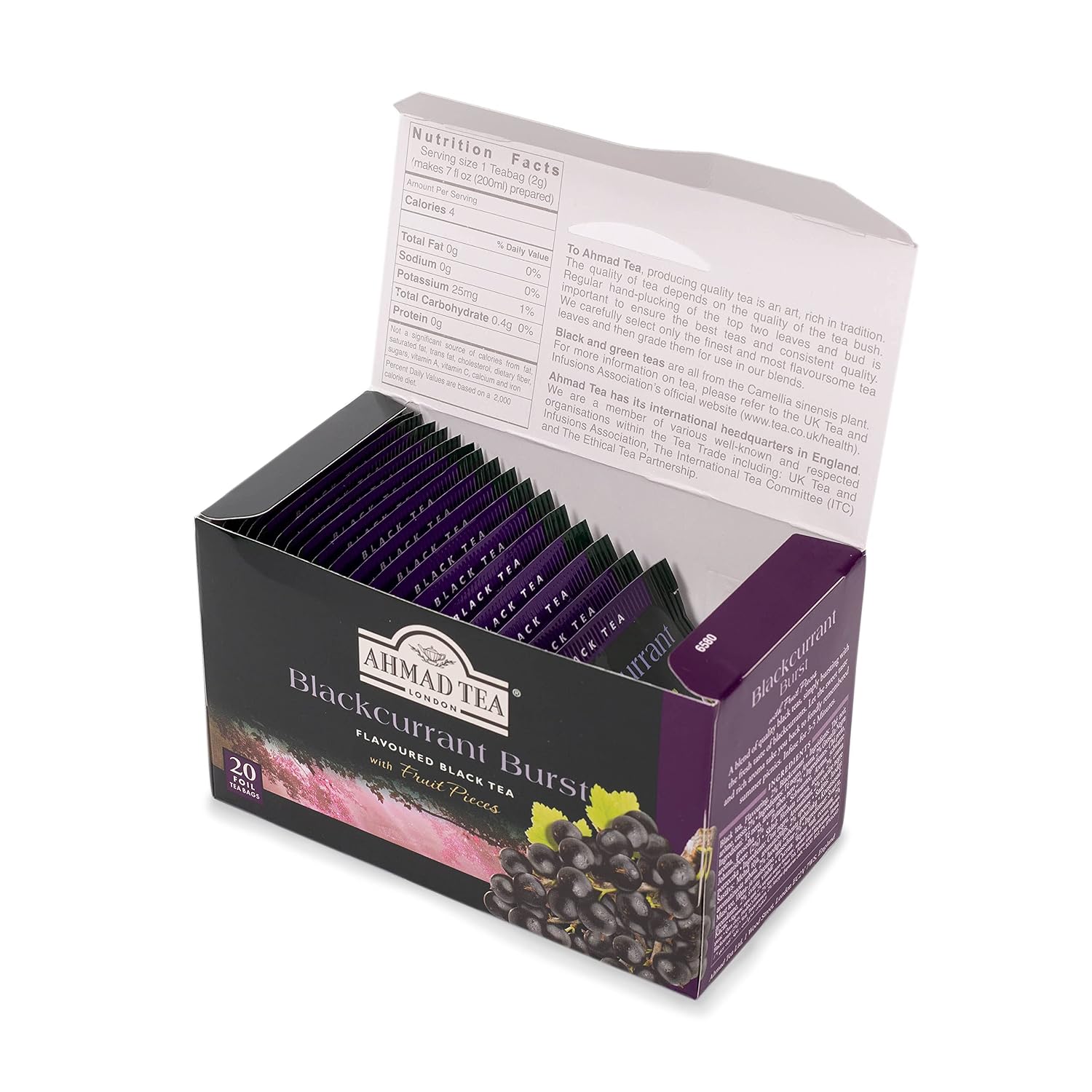 Ahmad Tea Green Tea, Green Tea Teabags 100 ct - Caffeinated & Sugar-Free