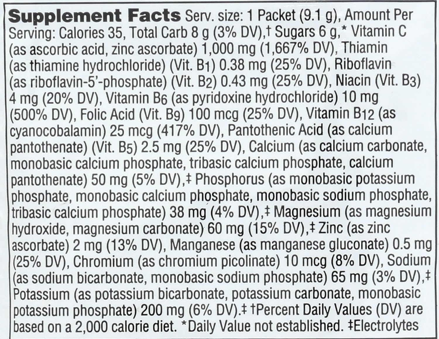 Alacer Super Orange Emergen C Packet, 0.32 OZ
