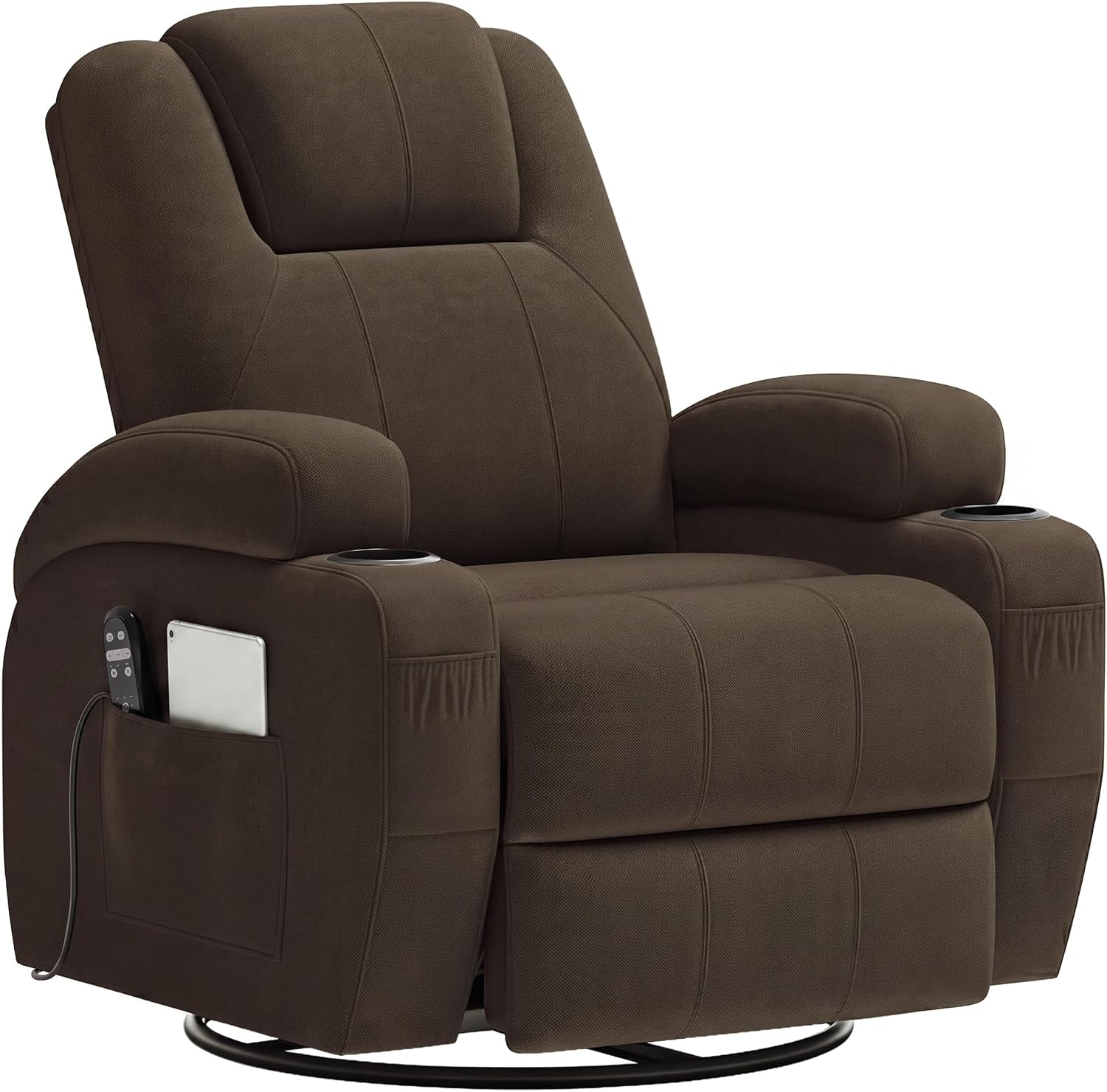Flamaker Rocking Chair Recliner Chair with Massage, Rocking Chair Nursery