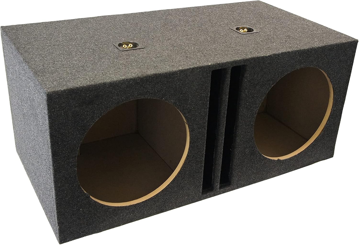 Dual 15" Inch Ported Sub Box SPL Bass Labyrinth Vent Subwoofer Enclosure | Competition low-end punch, holds 2 large drivers