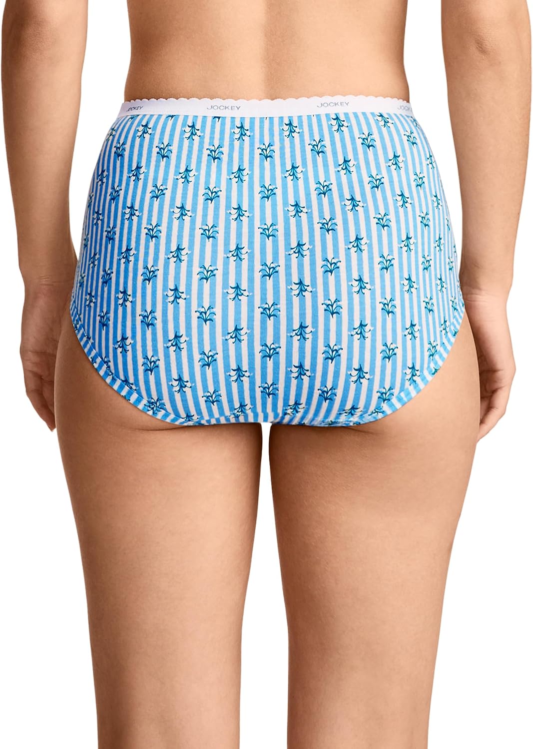 Jockey Women's Underwear Plus Size 100% Cotton Classic Brief - 3 Pack