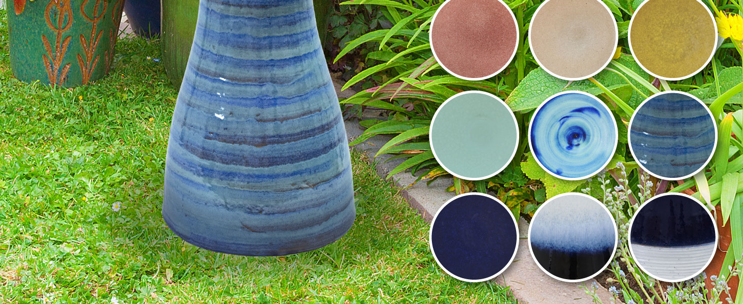 11 available glazes