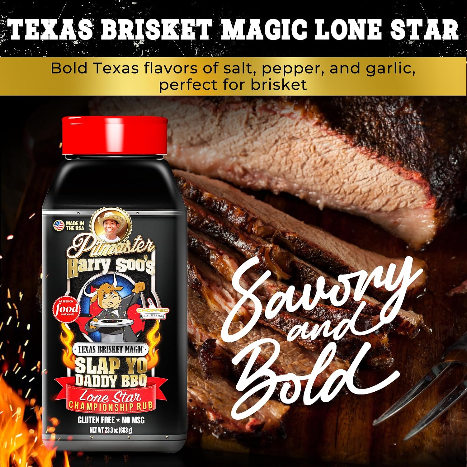 Slap Yo Daddy BBQ Rub Seasoning Jailbird Chicken - Award-Winning Poultry Seasoning Chicken Rub for Grilling and Smoking From Pitmaster Harry Soo - No MSG, Gluten-Free - 9.8 oz