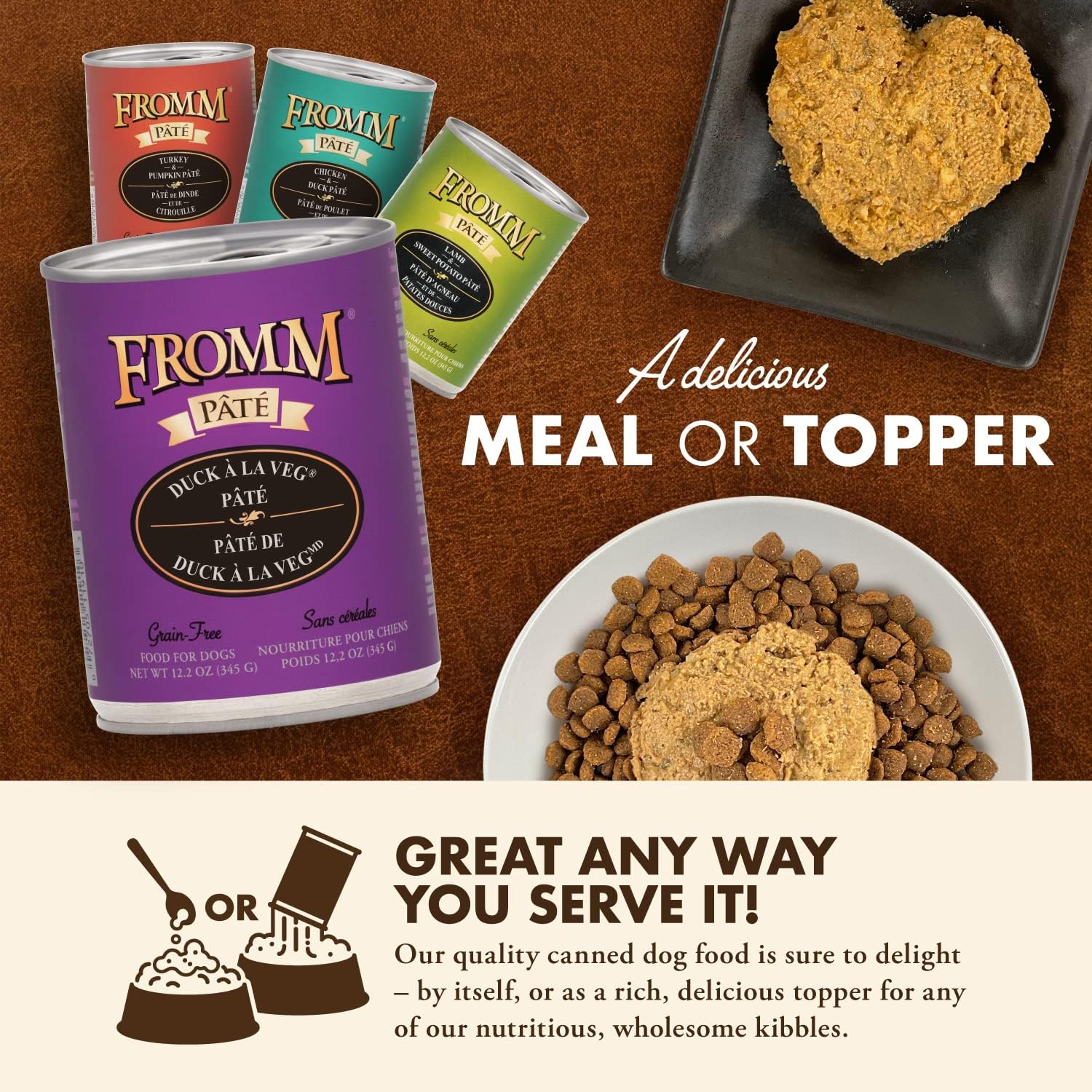 Fromm Venison & Lentil Pate Dog Food - Premium Wet Dog Food - Venison Recipe - Case of 12 Cans