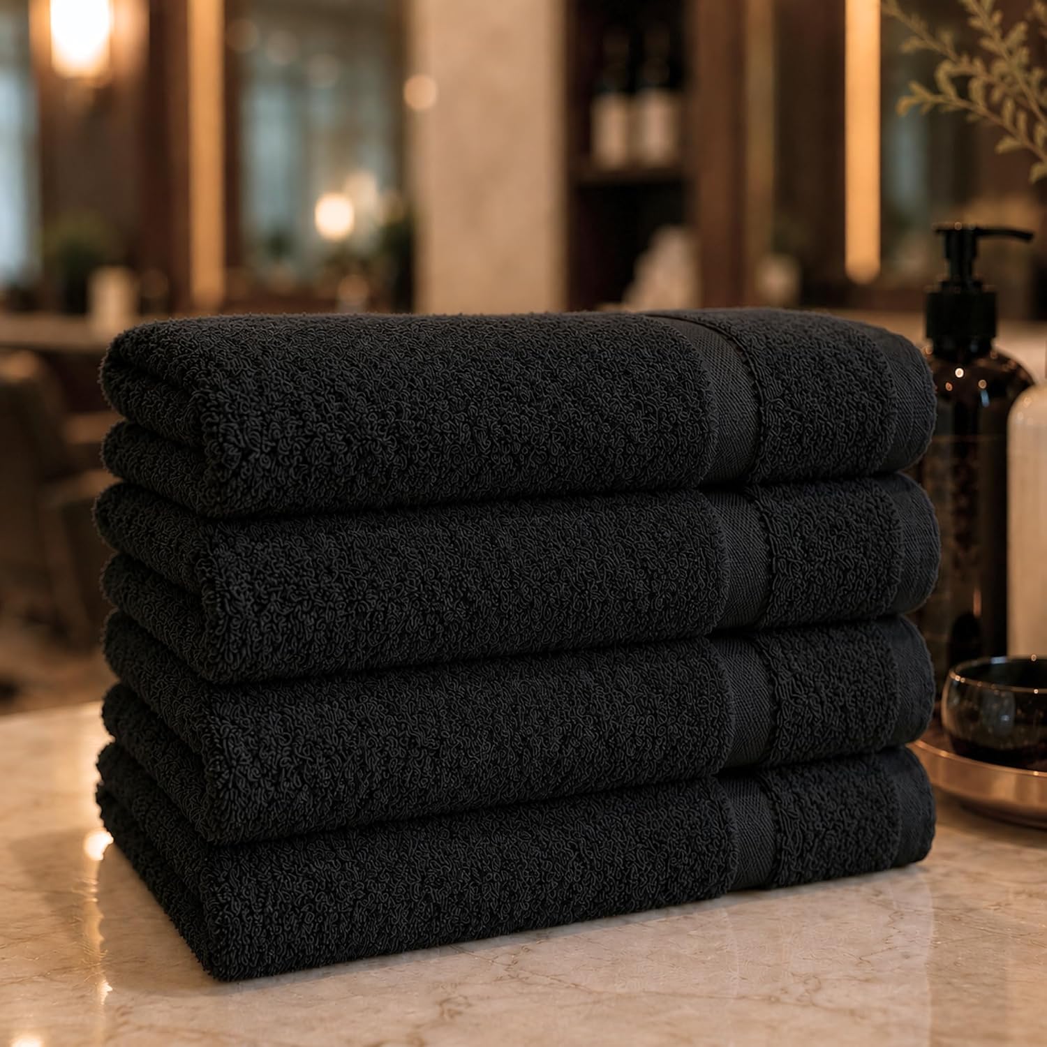 Utopia Towels Salon Towels, Pack of 24, 16x27 in, 100% Cotton, White | Highly Absorbent Lightweight Cotton Salon Towels for Hand, Gym & Beauty Care - Soft, Ideal for Spa & Home Hair Care