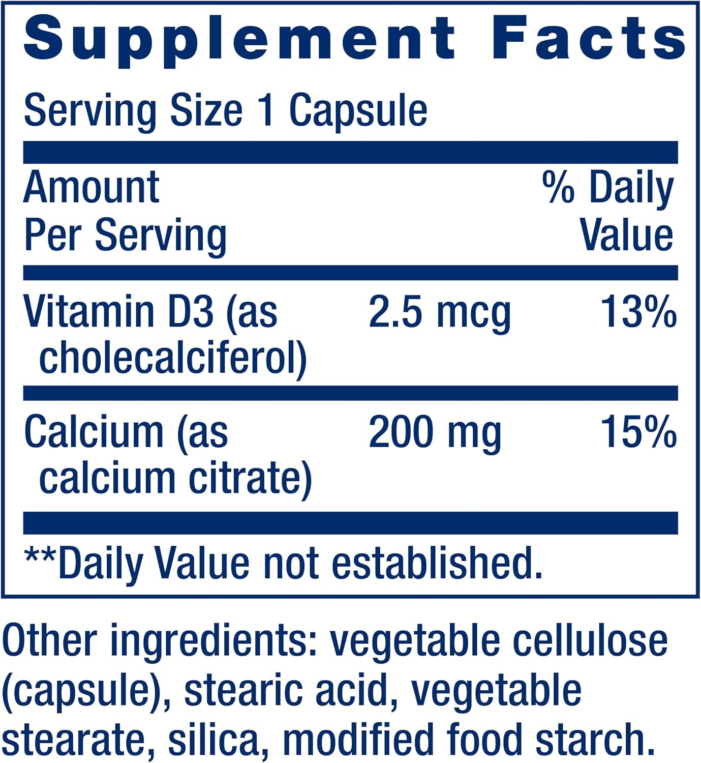 Life Extension Calcium Citrate with Vitamin D, 200 Capsules | Super-Absorbable Calcium for Optimal Bone Health, Gluten-Free & Non-GMO