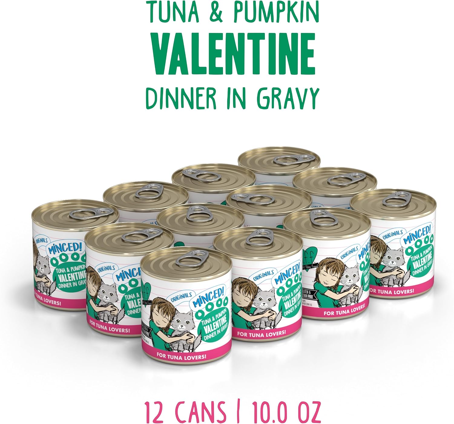 Weruva BFF Minced Natural Wet Cat Food, Batch O Besties Variety Pack, 5.5oz Can, Pack of 8
