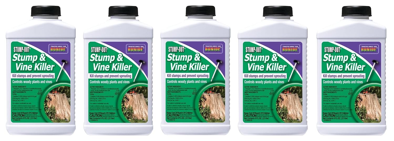 Bonide Vine Stump Killer with Applicator Concentrate 8 Oz, (Pack of 5)