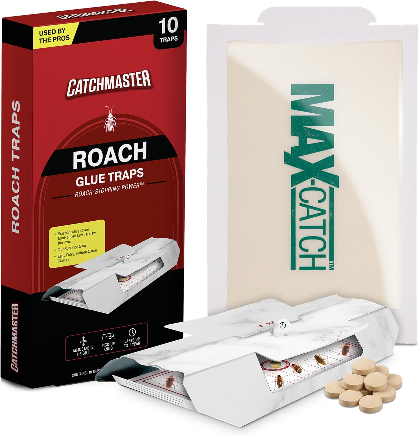 Catchmaster Max-Catch Mouse & Insect Glue Trap 72pk, Mouse Traps Indoor for Home
