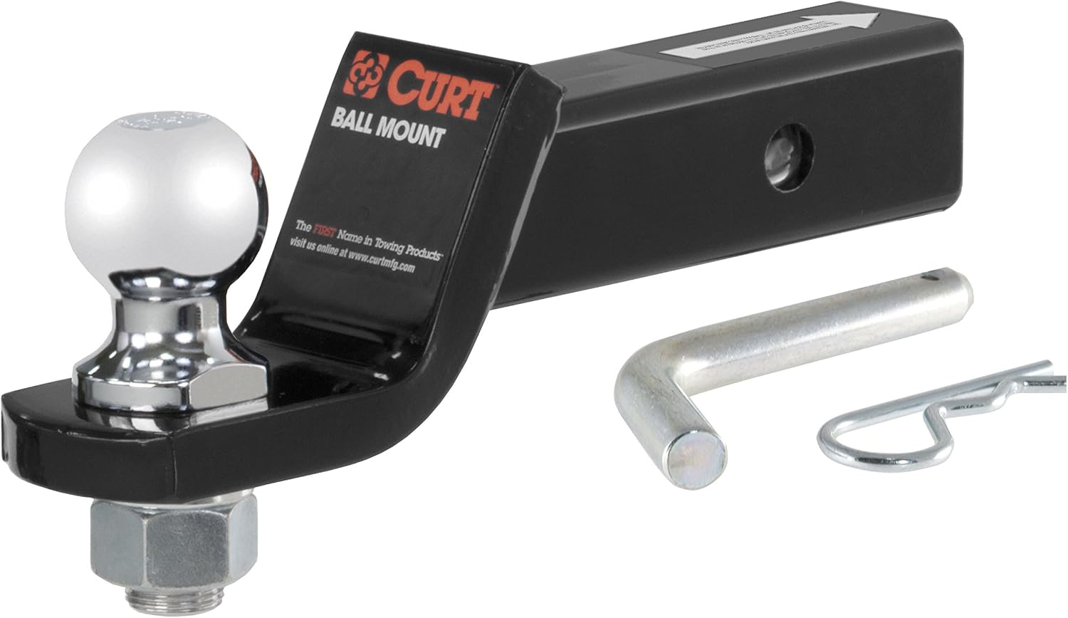 CURT 13040 55540 45036 Class 3 Trailer Hitch Tow Package with 2" Receiver fits 2003-2026 Savana Express 2500 3500 and 2003-2014 Savana Express 1500