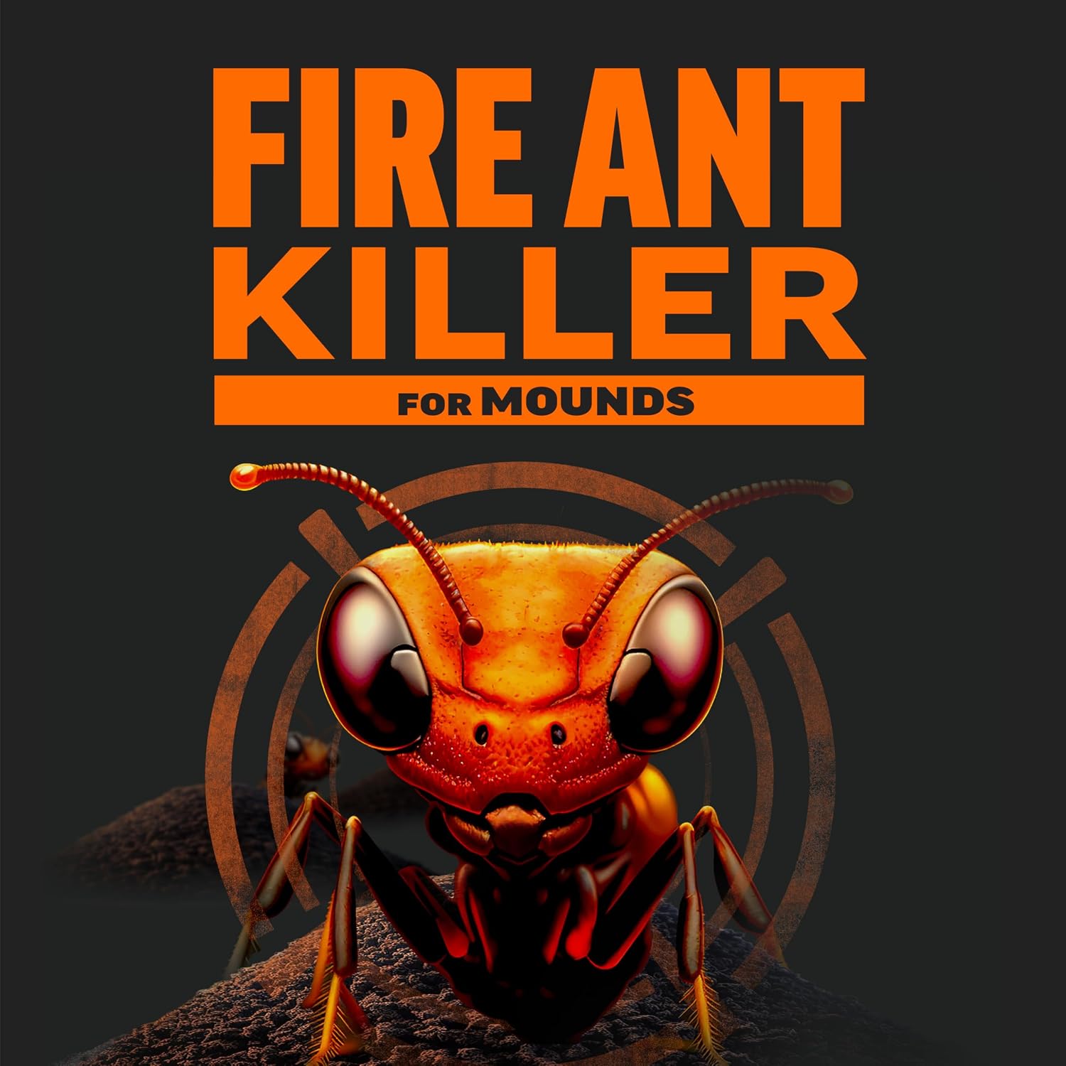 Amdro Fire Ant Killer for Mounds, 1 Lb | Dual-action fire ant killer granules, targets visible and hidden mounds, kills imported and native fire ants