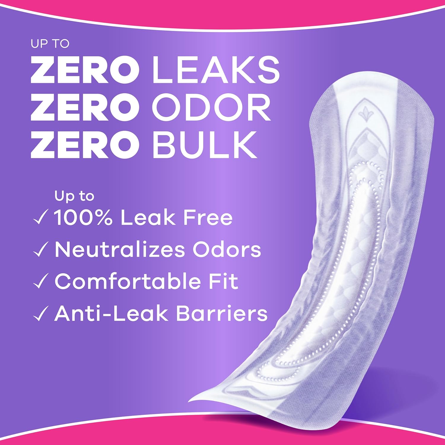 Always Discreet Adult Incontinence Pads for Women, Drier, 6 Drop Long Length, Extra Heavy Absorbency, Pads for Bladder Control Management, Bladder Leaks, & Postpartum Pads, 45ct