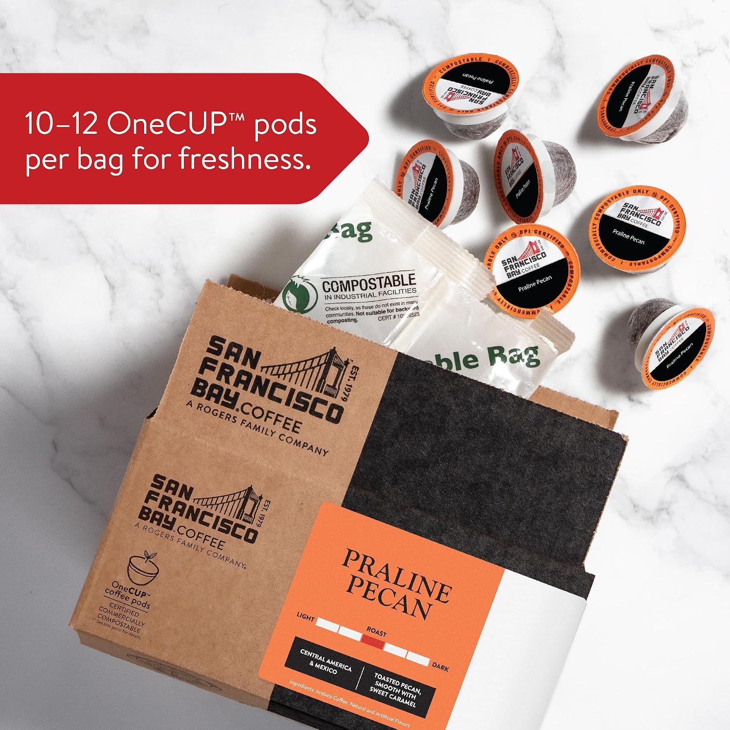 San Francisco Bay French Roast K-Cup Compatible Coffee Pods, 36 ct