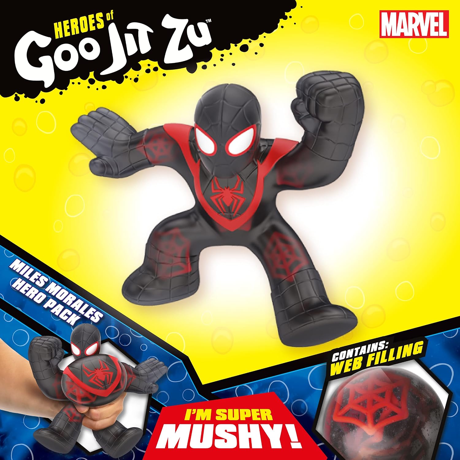 Heroes of Goo Jit Zu Licensed Marvel Hero Pack - Spider-Man, Multicolor (41054)